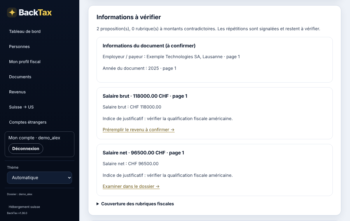 Exemple fictif — 2. Propositions OCR